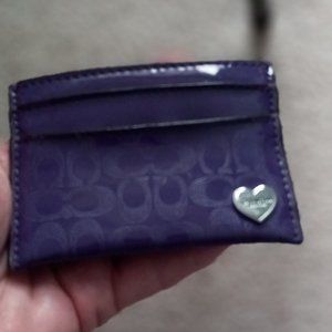 Coach Card Holder
